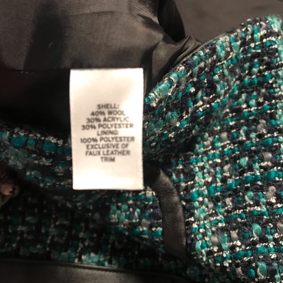 Hinge Tweed and Leather Coat/Jacket - Picture 8 of 12